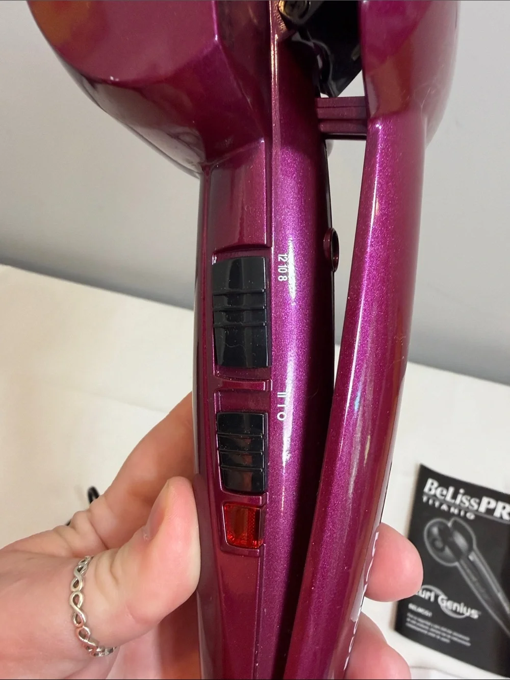 BeLiss Pro Curl Genius purple with manual